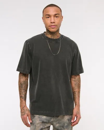 Abercrombie & Fitch Premium Heavyweight 2.0 Tee In Black