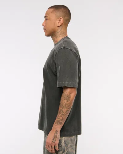 Abercrombie & Fitch Premium Heavyweight 2.0 Tee In Black