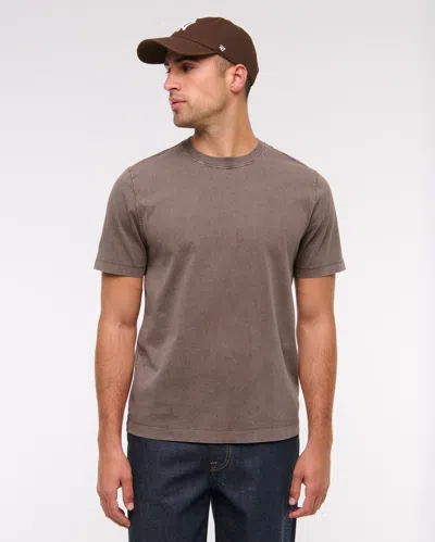 Abercrombie & Fitch Classic Polished Tee In Gray