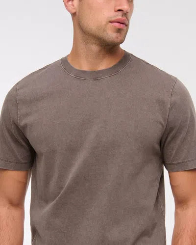 Abercrombie & Fitch Classic Polished Tee In Gray