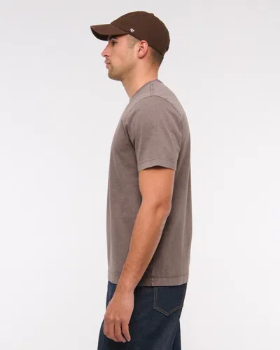 Abercrombie & Fitch Classic Polished Tee In Gray