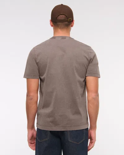 Abercrombie & Fitch Classic Polished Tee In Gray