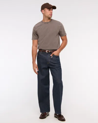 Abercrombie & Fitch Classic Polished Tee In Gray