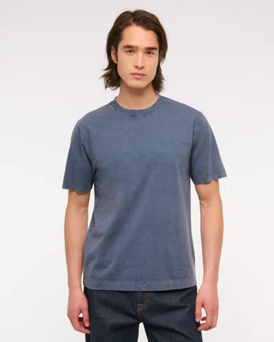 Abercrombie & Fitch Classic Polished Tee In Blue