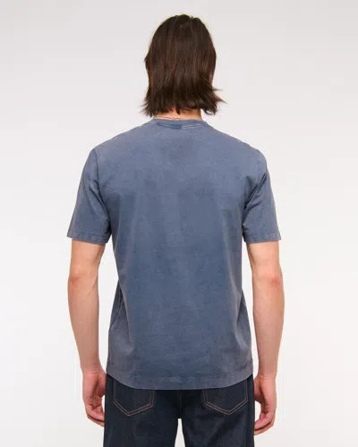 Abercrombie & Fitch Classic Polished Tee In Blue