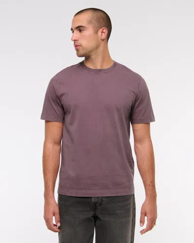 Abercrombie & Fitch Classic Polished Tee In Purple