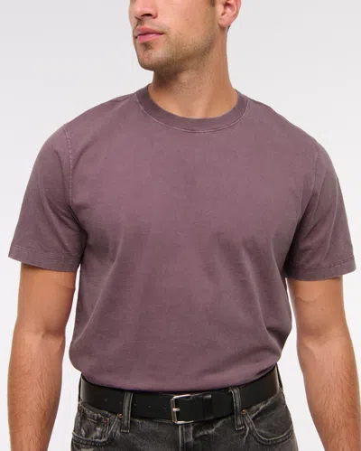 Abercrombie & Fitch Classic Polished Tee In Purple