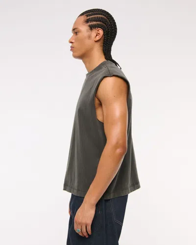 Abercrombie & Fitch Premium Heavyweight Tank In Black