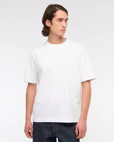 Abercrombie & Fitch Premium Heavyweight 2.0 Tee In Neutral