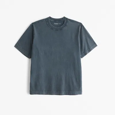 Abercrombie & Fitch Vintage-inspired Tee In Blue