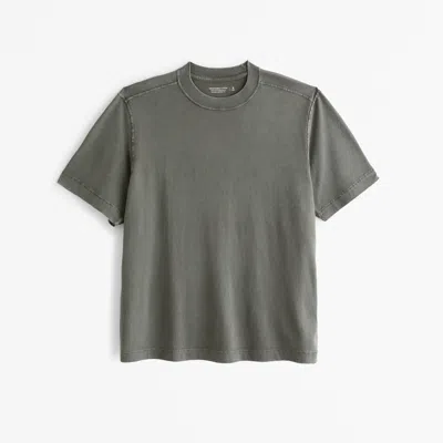 Abercrombie & Fitch Vintage-inspired Tee In Gray