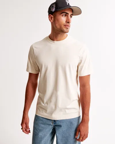 Abercrombie & Fitch Classic Polished Tee In White