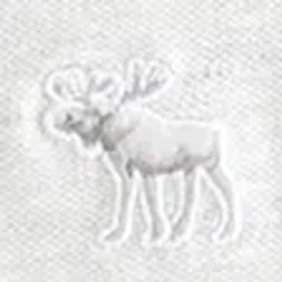 Abercrombie & Fitch Tonal Icon Don't Sweat It Polo In Gray