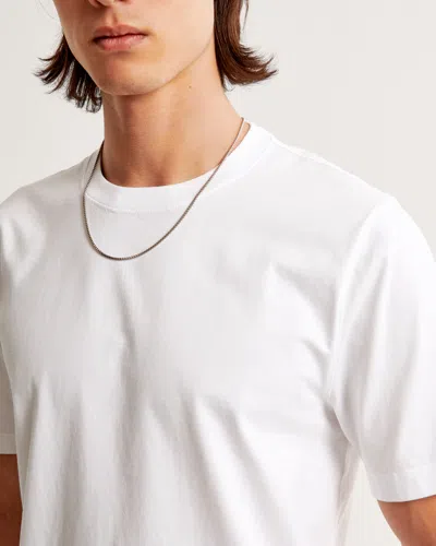 Abercrombie & Fitch Classic Polished Tee In White