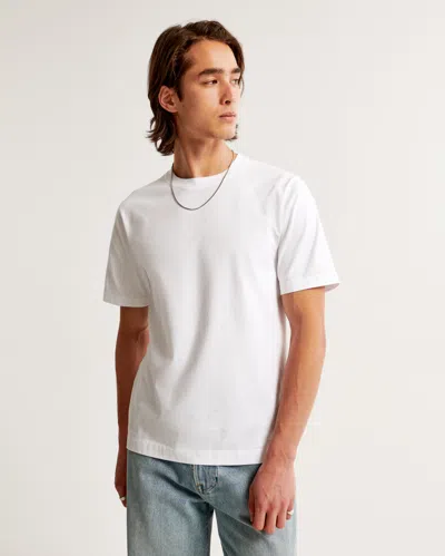 Abercrombie & Fitch Classic Polished Tee In White
