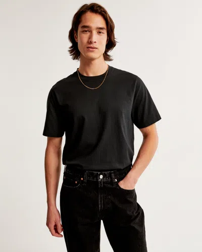 Abercrombie & Fitch Classic Polished Tee In Black