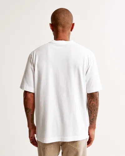 Abercrombie & Fitch Vintage-inspired Tee In White