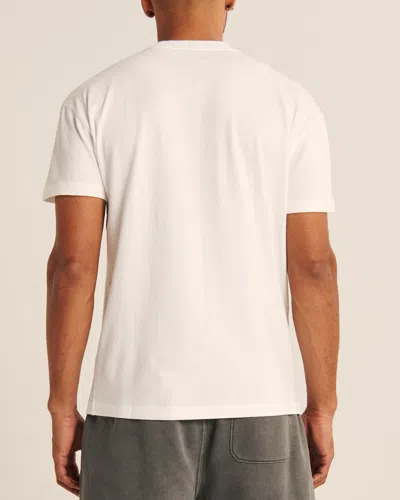 Abercrombie & Fitch Relaxed Essential Tee In White