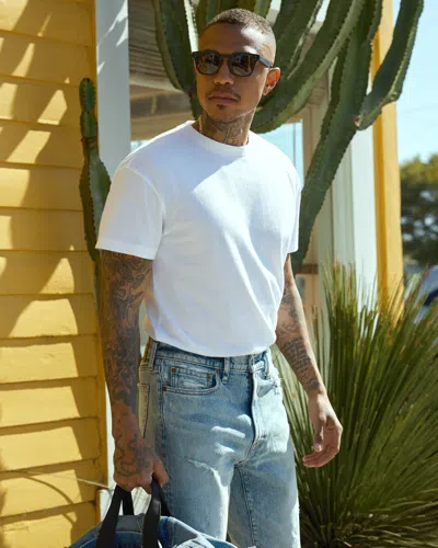 Abercrombie & Fitch Relaxed Essential Tee In White