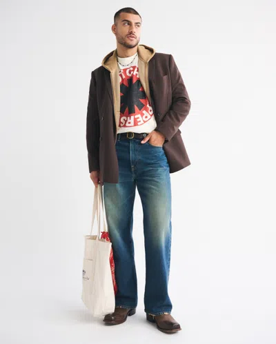 Abercrombie & Fitch Red Hot Chili Peppers Vintage-inspired Graphic Tee In White