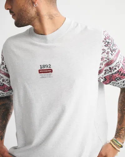 Abercrombie & Fitch Premium Heavyweight 2.0 Tee In Neutral