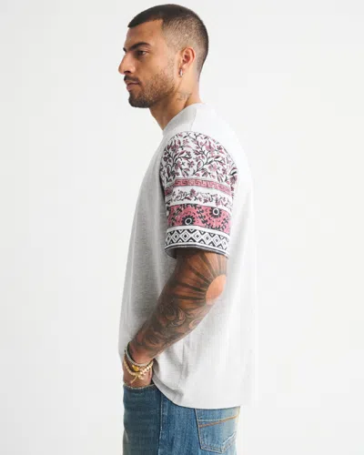 Abercrombie & Fitch Premium Heavyweight 2.0 Tee In Neutral