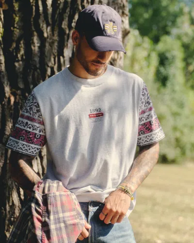 Abercrombie & Fitch Premium Heavyweight 2.0 Tee In Neutral