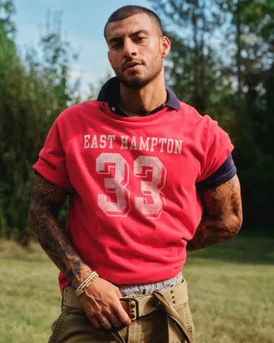 Abercrombie & Fitch Premium Heavyweight 2.0 Tee In Red