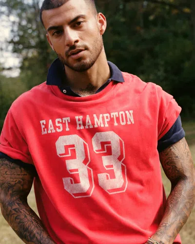 Abercrombie & Fitch Premium Heavyweight 2.0 Tee In Red