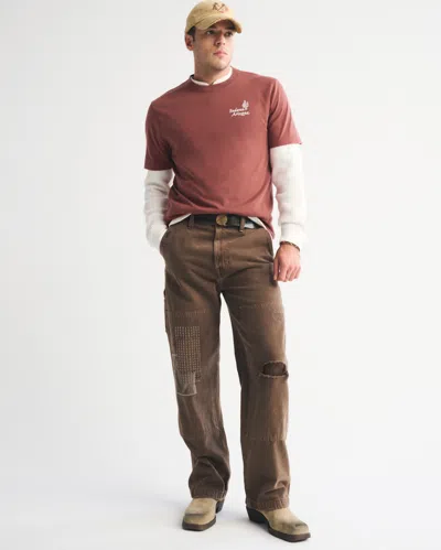 Abercrombie & Fitch Sedona Classic Polished Graphic Tee In Blue