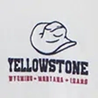 Abercrombie & Fitch Yellowstone Classic Polished Graphic Tee In White