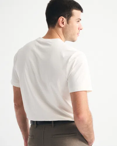 Abercrombie & Fitch Miller High Life Classic Polished Graphic Tee In White