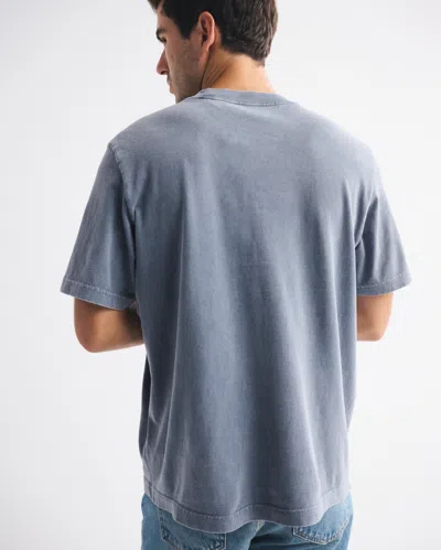 Abercrombie & Fitch Jeep Vintage-inspired Graphic Tee In Blue