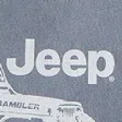 Abercrombie & Fitch Jeep Vintage-inspired Graphic Tee In Blue