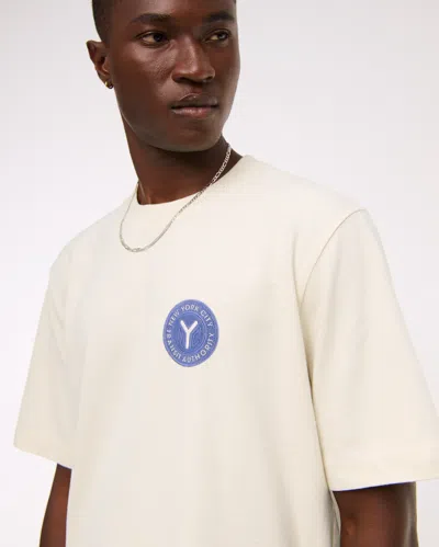 Abercrombie & Fitch Premium Heavyweight Nyc Tee In White