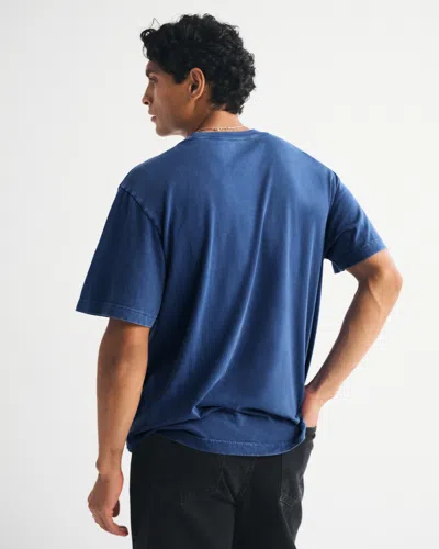 Abercrombie & Fitch Indianapolis Colts Vintage-inspired Graphic Tee In Blue