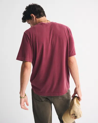 Abercrombie & Fitch Washington Commanders Vintage-inspired Graphic Tee In Purple