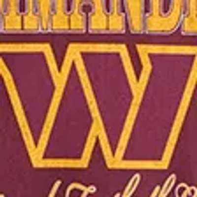 Abercrombie & Fitch Washington Commanders Vintage-inspired Graphic Tee In Purple