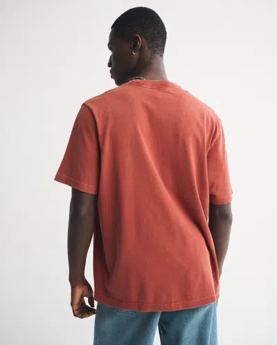 Abercrombie & Fitch Guinness Vintage-inspired Graphic Tee In Red