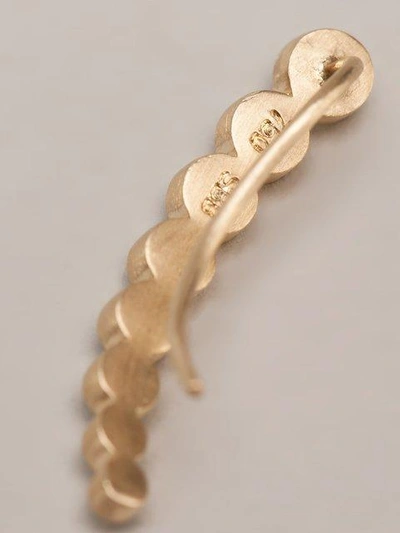 Shop Sophie Bille Brahe 18kt Yellow Gold 'croissant De Lune' Ear Cuff - Metallic