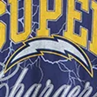 Abercrombie & Fitch Los Angeles Chargers Vintage-inspired Graphic Tee In Blue