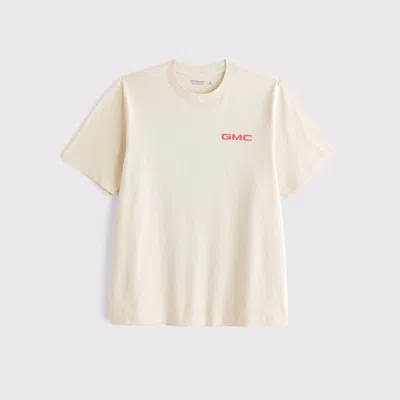 Abercrombie & Fitch Gmc Vintage-inspired Graphic Tee In Neutral