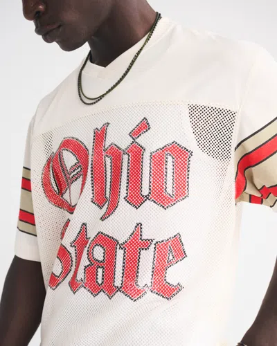 Abercrombie & Fitch The Ohio State University Football Jersey In Neutral