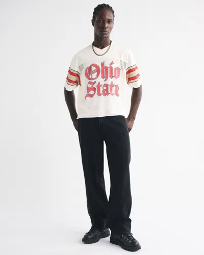 Abercrombie & Fitch The Ohio State University Football Jersey In Neutral