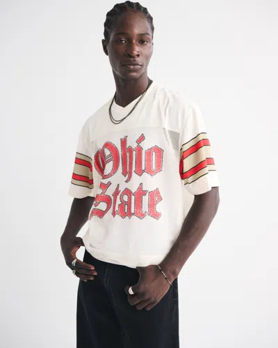 Abercrombie & Fitch The Ohio State University Football Jersey In Neutral