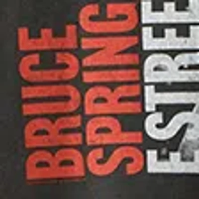 Abercrombie & Fitch Premium Heavyweight 2.0 Bruce Springsteen Graphic Tee In Gray