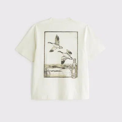 Abercrombie & Fitch Premium Heavyweight 2.0 Miller High Life Graphic Tee In Neutral