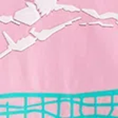 Abercrombie & Fitch Premium Heavyweight 2.0 Prince Tennis Graphic Tee In Pink