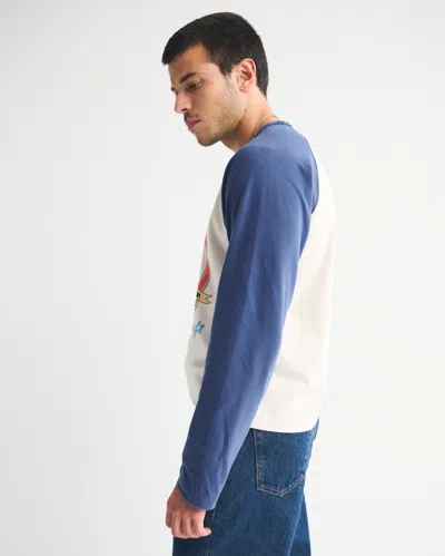 Abercrombie & Fitch The Who Long-sleeve Premium Heavyweight Tee In Neutral