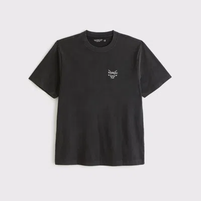 Abercrombie & Fitch Golf Graphic Tee In Black
